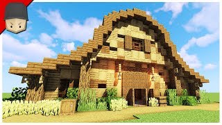 How to Build a Barn/Stables in Minecraft (Minecraft Build Tutorial)