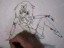 how to draw manga anime cute emo girl Tutorial