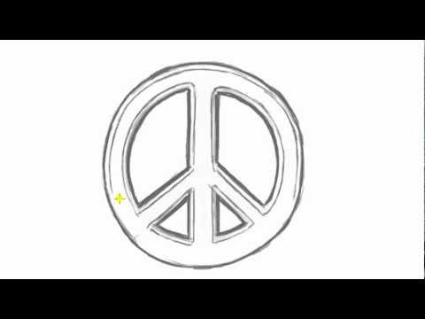 How to Draw PEACE Sign – Cool Things to Draw