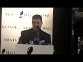 Click here to watch this video 2012 Saints Hall Of Fame Announcement Press Conference