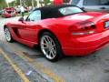 Red Dodge Viper SRT-10 at a Car Show