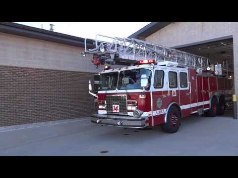 Aurora Colorado Fire Station #14 - Live Response to Emergency 911 Call
