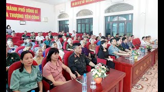 Khám bệnh, tư vấn, chăm sóc sức khỏe và cấp phát thuốc miễn phí cho đối tượng chính sách nhân kỷ niệm ngày TBLS 27/7 tại xã Thượng Yên Công