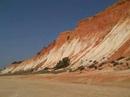 Video of the Olhos D Agua cliffs and beach in the Algarve