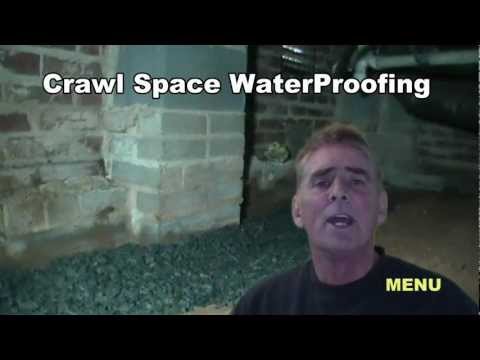 how to drain crawl space