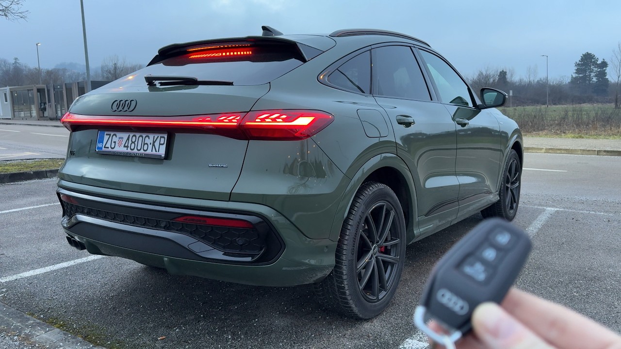 AUDI Q5 SPORTBACK 2026 - relaxing DRIVE at dusk (UNIQUE ambient lighting)