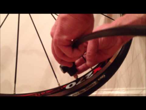 how to fill road bike tires