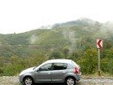 Dacia Sandero, pe Valea Cernei