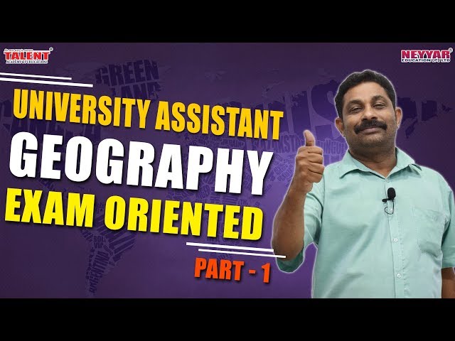 Most Expected Geography Questions for University Assistant