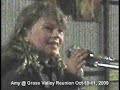Amy sings at Grass Valley Reunion