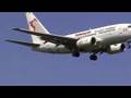 Tunisair Boeing 737-600 Heavy Crosswinds Landing!!!