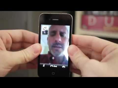 Face Time - http://shortme.ws/2/wL75M2 click this link to get a free* $100 iTunes card FREE.! details apply. US only. engadget demos the face time call feature of the ne...