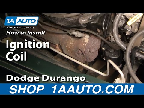 How To Install Replace Ignition Coil Dodge Durango Dakota 3.9L 5.2L 5.9L  98-03 1AAuto.com