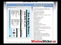 Creating a Car Window Sticker using WindowSticker.us