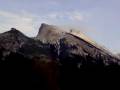 SOME BANFF MOUNTAINS FROM A BUS