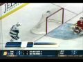 Miikka Kiprusoff stones Sedin with the stick - Oct 10, 09