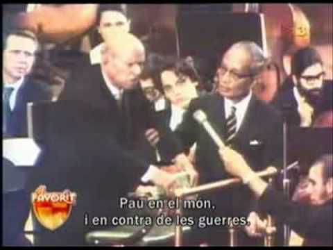 Himne 10 Mil i discurs de Pau Casals a l'ONU