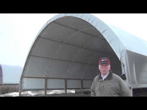 50' x 120' Equipment Storage Building Fabric Structure