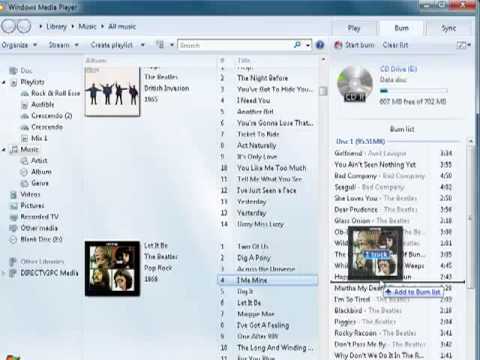 how to finalize a cd rw in windows media player