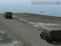 1.Welcome to this Su-25T training lesson on the employment of laser-guided missiles. 2.You can take control of the aircraft or exit the mission by pressing the ESC key. 3.Press the PAUSE key if you need to pause the lesson. 4.The Su-25T is equipped with four types of laser-guided missiles: 5.The primary anti-armor weapon is the 9A4172 Vikhr anti-tank guided missile (ATGM). The Su-25T can carry up to 16 of these missiles on two APU-8 launcher stations with 8 missiles per station. The Vikhr is designed to be used against stationary and moving armored targets such as tanks and armored personnel. A main battle tank may require one or two missiles to kill it depending on attack angle. The weapon's maximum range is 10 km. 6.The Kh-25ML is used against stationary targets and large ships. The Su-25T can carry up to 4 of these. The maximum range of this missile is 12 km. 7.The S-25L is used against hardened targets such as bunkers and other reinforced structures. It can also be used against slow moving ships. The Su-25T can carry up to 8 of these missiles. The maximum range of this missile is 6 km. 8.The Kh-29L is a heavy air-to-surface missile that is most often used against heavily hardened targets like such as bunkers, command centers and other underground facilities. It can also be used against large ships. The Su-25T can carry up to 2 of these missiles and the maximum range is 12 km. 9.Our target today is an armor column and a group of enemy ships. Two ships are moored at the <b>...</b>