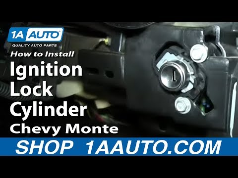 How To Install Replace Ignition Lock Cylinder 2000-05 Chevy Monte Carlo