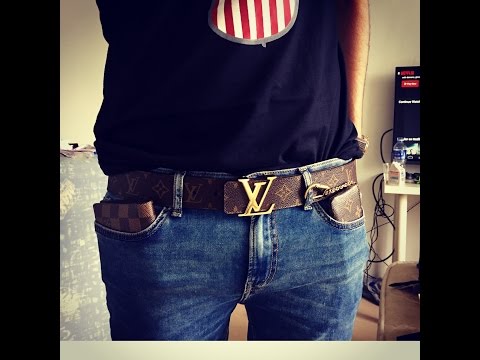 how to spot a real lv belt