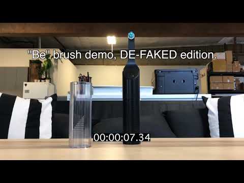 Cómo el cepillo de dientes sin pilas "Be" falsificó un vídeo de demostración [Eng]