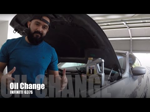 DIY: INFINITI G37s/ NISSAN 370Z Oil Change