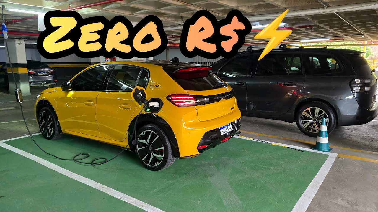 AGORA EU CARREGO DE GRAÇA O 208 ELÉTRICO! 😳⚡