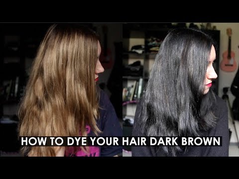 how to dye black hair