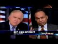 Luis Gutierrez great debater slams bigot Lou Dobbs