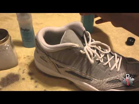 how to remove jean stains from shoes