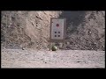 Watermelon shot at 100 yards with a Savage .22-250