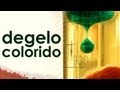 Degelo colorido (experi�ncia f�cil de f�sica)