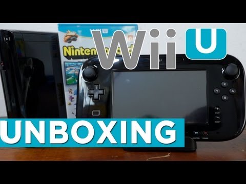 new Wii u - The Wii U is here, and we can't wait to show it off! Watch Anthony walk you through everything that's in the Wii U Deluxe Bundle box, from the console to the...