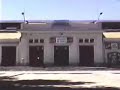 Trenes de Chile - Pintura mural estacion Talca - 11 Feb.1996