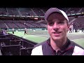 Nederlandse tiener warmt Federer op voor finale