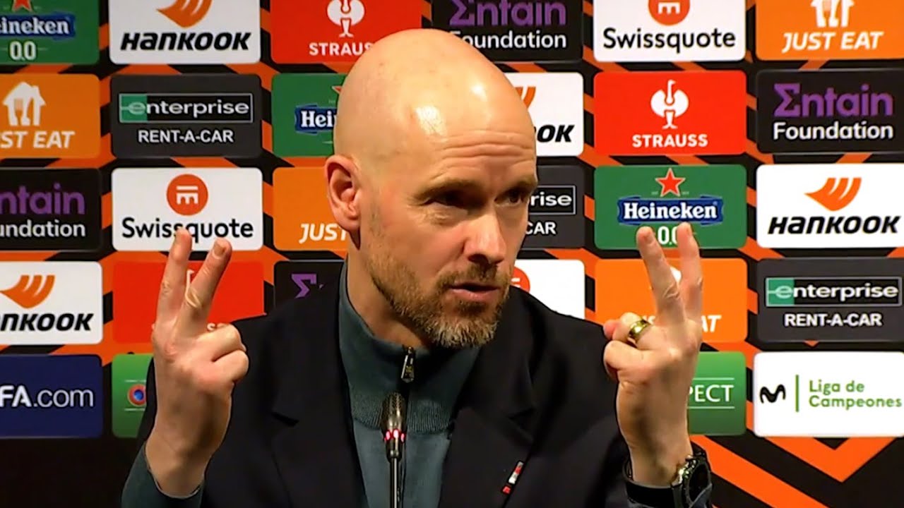 'It was CLEAR FOUL on Marcus! It's a RED CARD! BAD DECISION' | Erik ten Hag | Barcelona 2-2 Man Utd