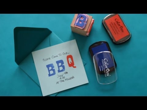 Carve a Rubber Stamp: (How to) || KIN DIY