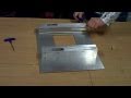 Bausatz CNC Fräsmaschine Grundplatte zusammenbauen CNC-Technik Teil 1