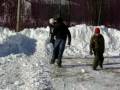 snow ball fight snow ball fight