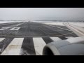 Snowy Vilnius Departure On Lufthansa Boeing B737-300 (January 22nd, 2012)