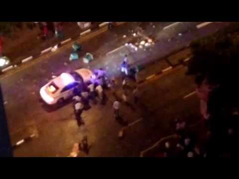 Riot at Little India Singapore