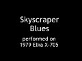 Skyscraper Blues on Elka X-705
