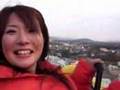 お姉さんの絶叫顔 -Screaming Woman on Monster Roller Coaster-
