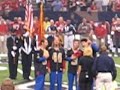 Imagination Movers sing National Anthem at Saints game