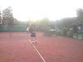 Philipp B Tennis Aufschlag Slowmotion
