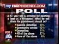 Phoenix teen busted with green laser. 3 news reports
