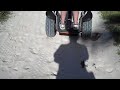 Nat kickin' up the dirt on the Segway.MP4