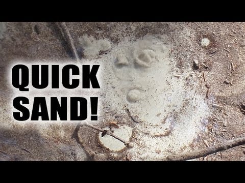 how to not sink in quicksand